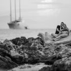 Séance photo grossesse au Cap d'Antibes pour Marine et Julien